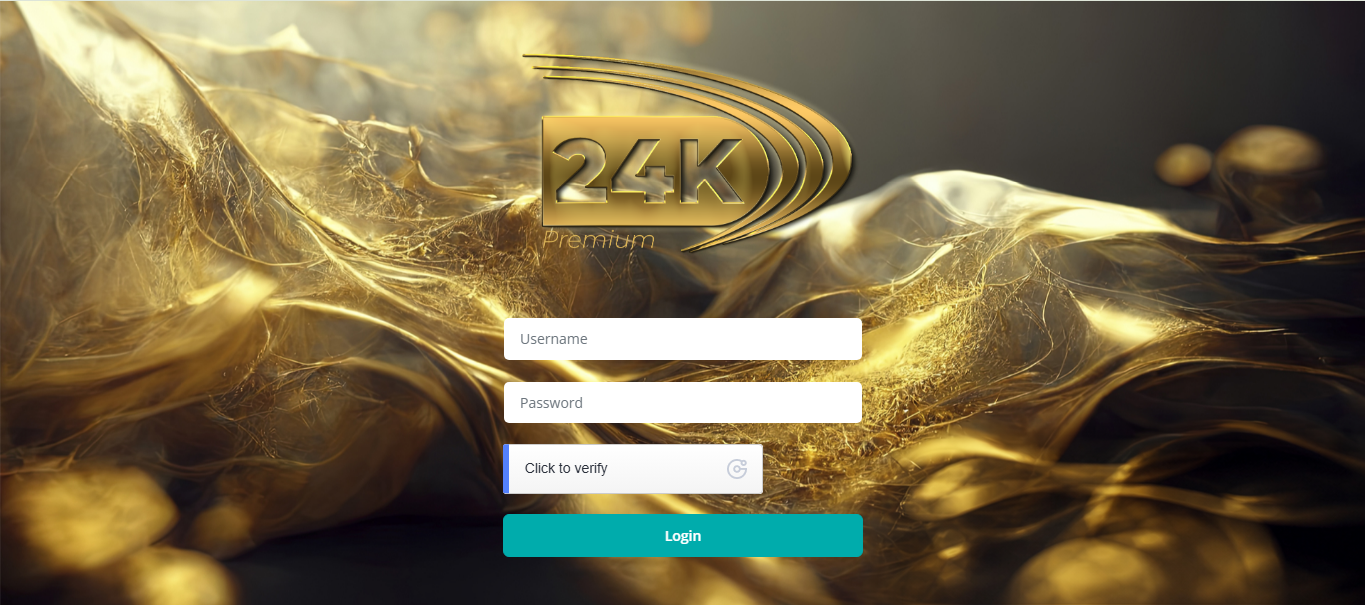 Écran de connexion du panel revendeur Dream4k